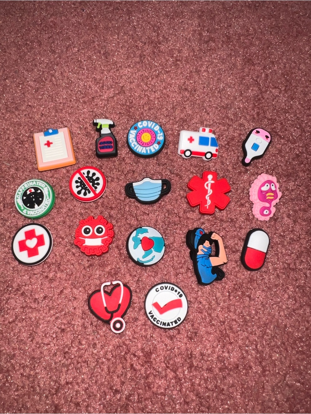 Medical nurse croc charms
